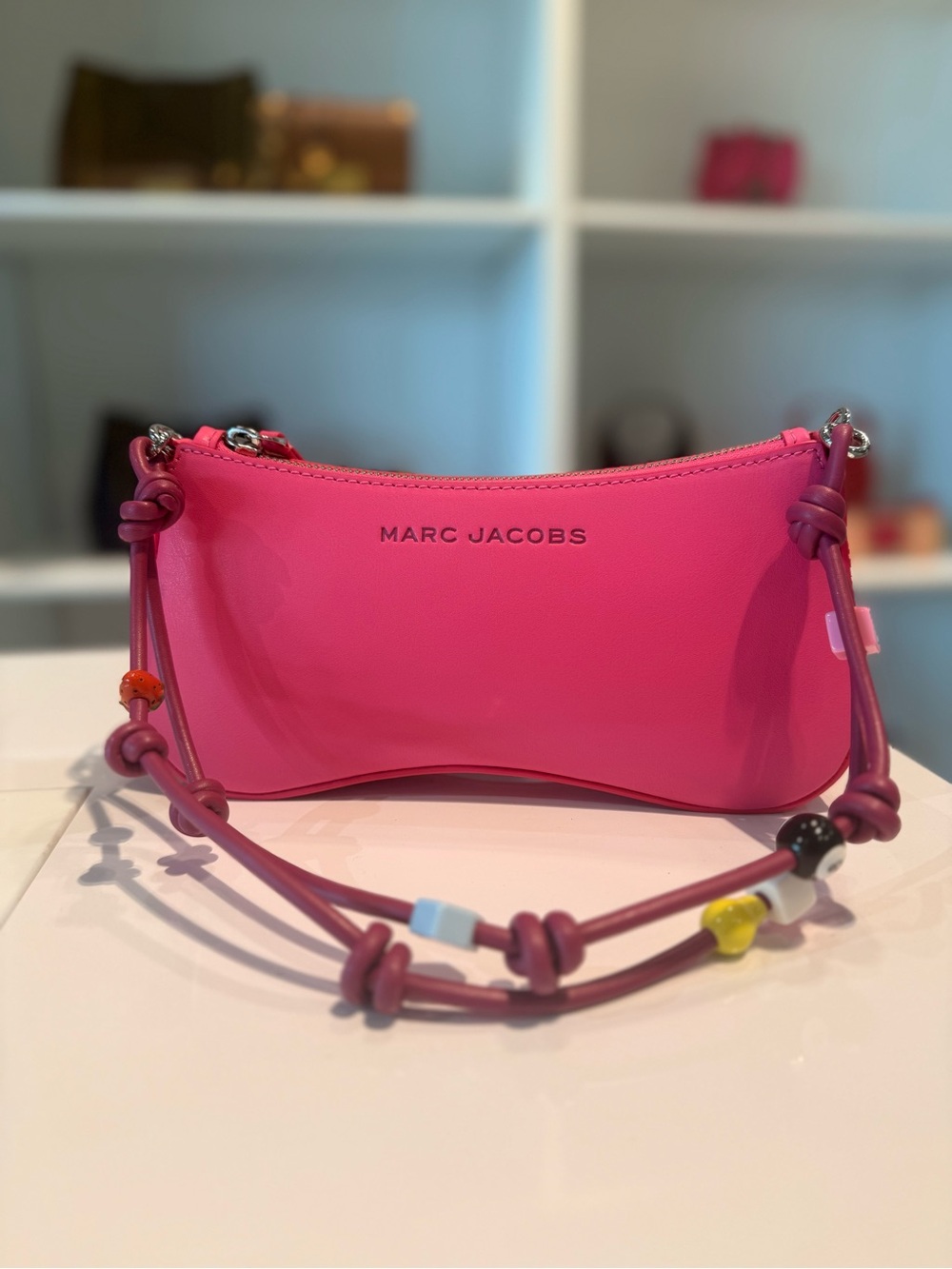 NWT Marc Jacobs lucky charm collection shoulder bag - magenta